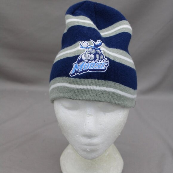 Manitoba Moose Toque / Beanie - Modern Logo - Adult Stretch Fit - Picture 1 of 8